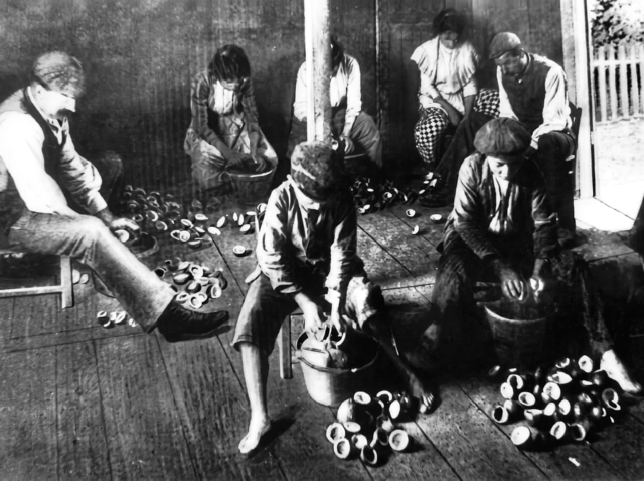 Lavorazione degli agrumi, anni Cinquanta
